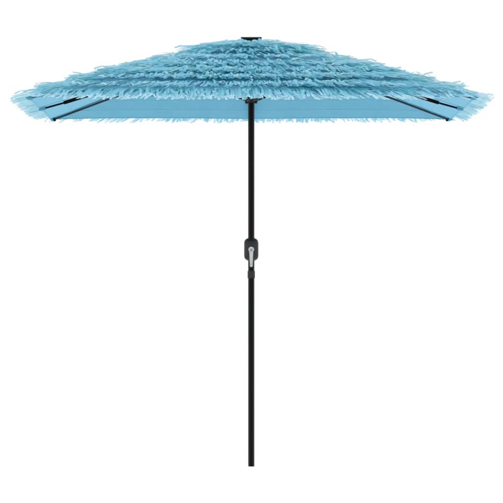 Parasol with steel pole blue 248x248x248 cm