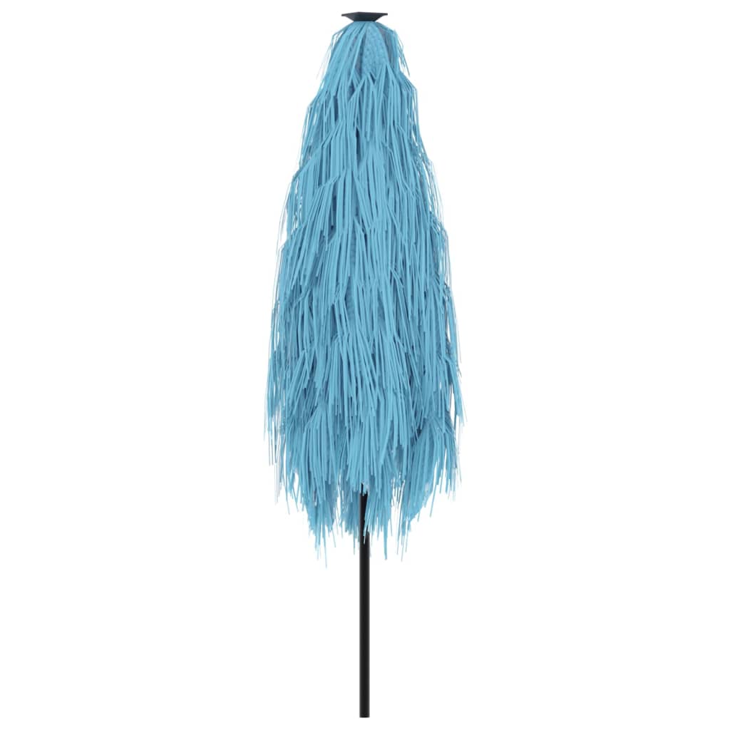 Parasol with steel pole blue 248x248x248 cm