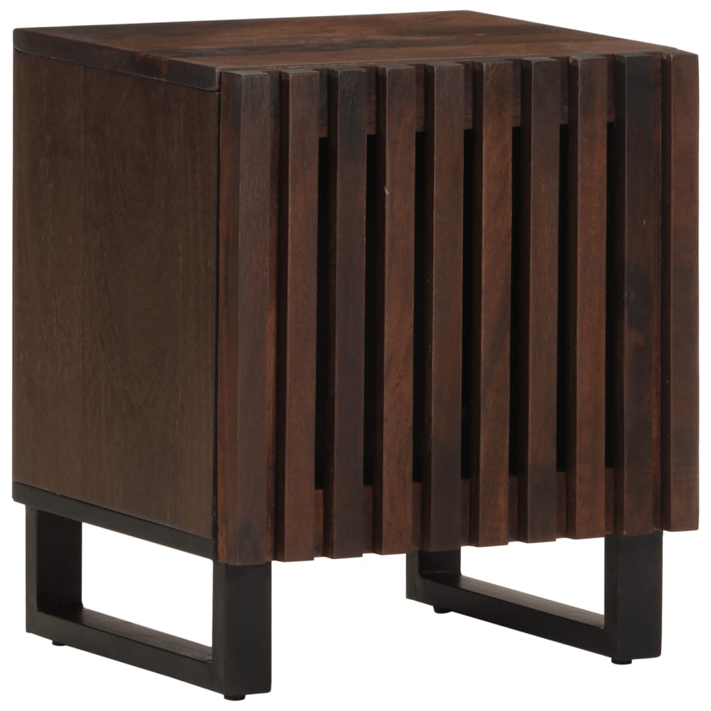 Bedside tables 2 pcs. 40x34x46 cm solid mango wood