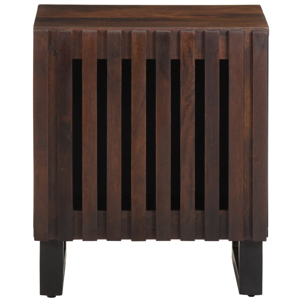 Bedside tables 2 pcs. 40x34x46 cm solid mango wood