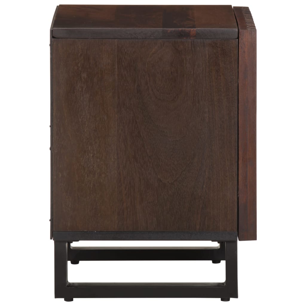 Bedside tables 2 pcs. 40x34x46 cm solid mango wood