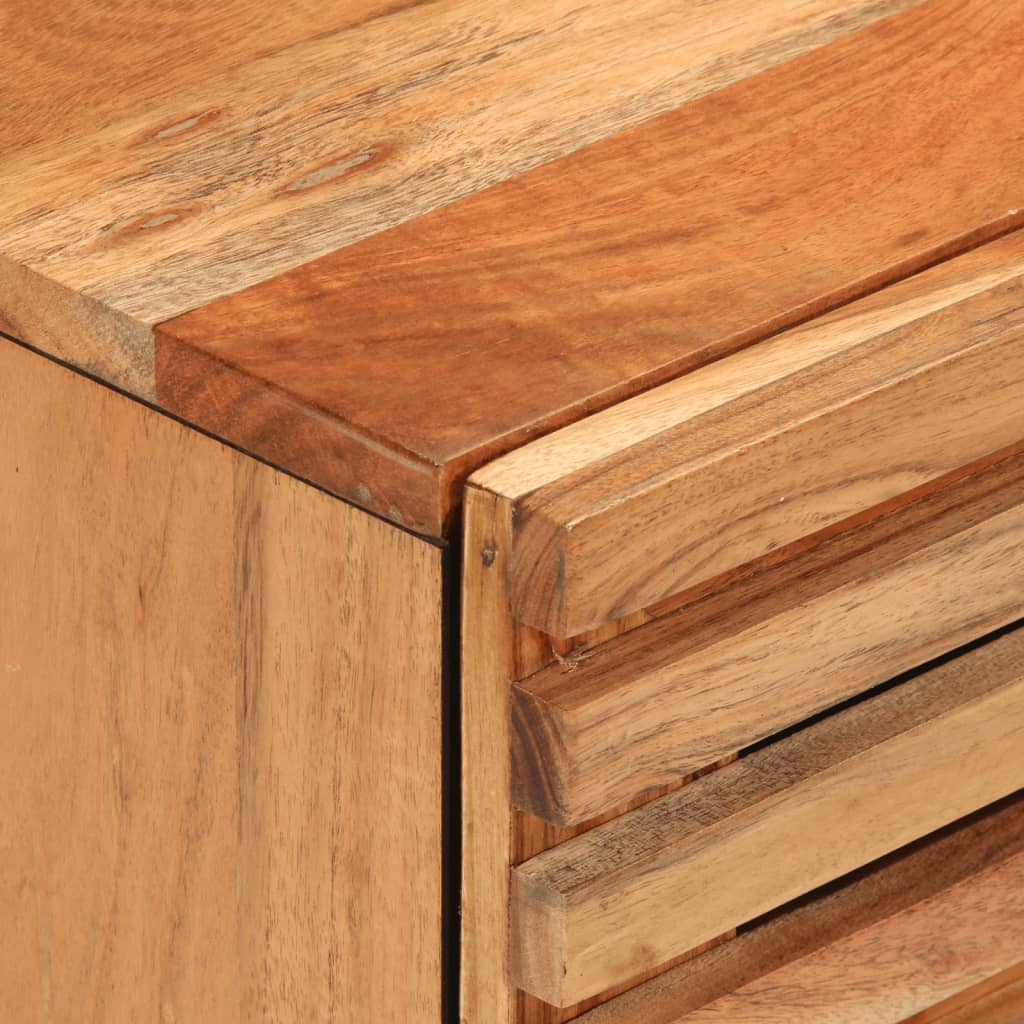 Bedside tables 2 pcs. 40x34x46 cm solid wood acacia