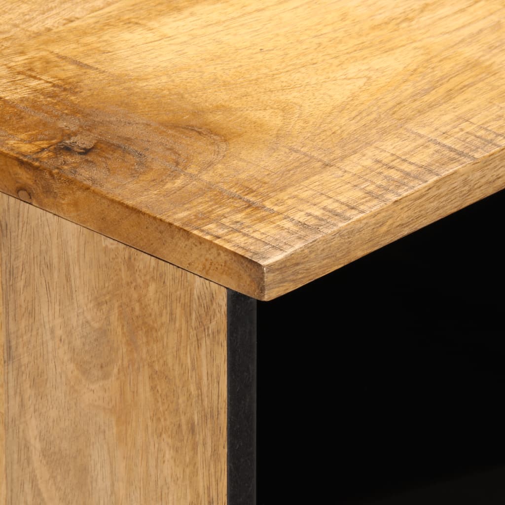 Bedside tables 2 pcs. 40x34x46 cm Rough mango wood