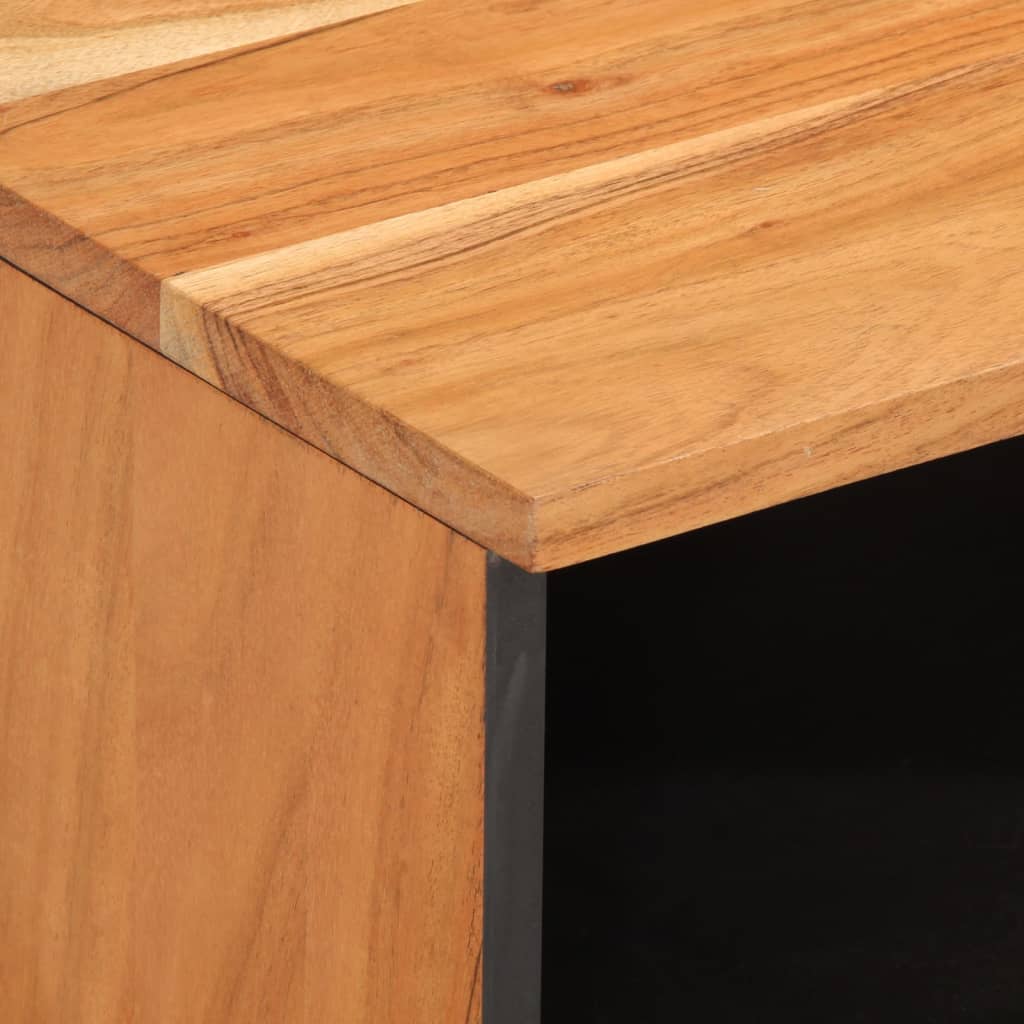 Bedside tables 2 pcs. 40x34x46 cm solid wood acacia