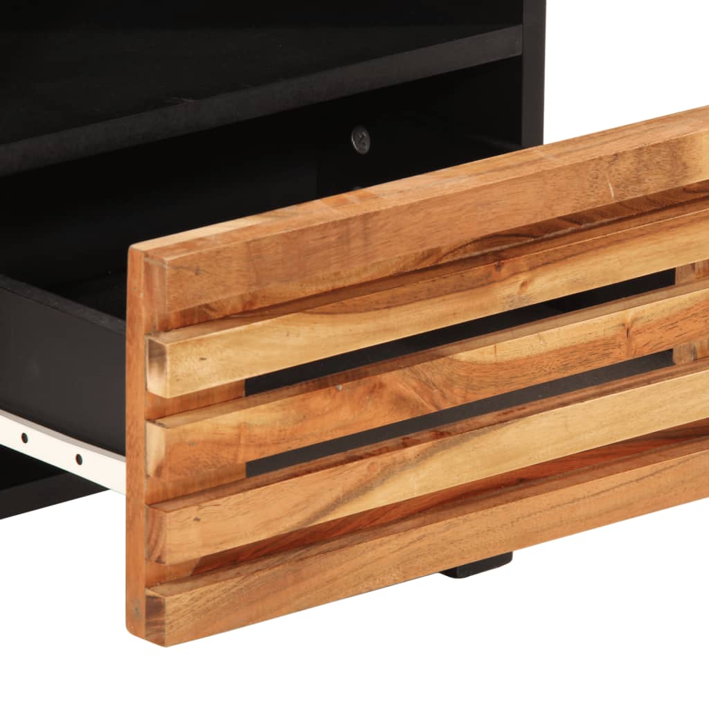 Bedside tables 2 pcs. 40x34x46 cm solid wood acacia