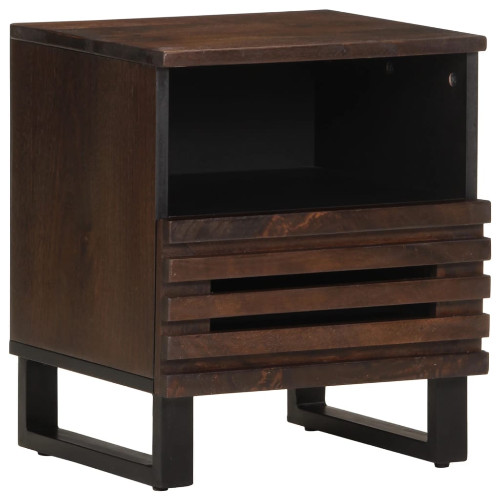 Bedside tables 2 pcs. 40x34x46 cm solid mango wood