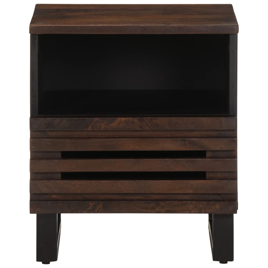 Bedside tables 2 pcs. 40x34x46 cm solid mango wood