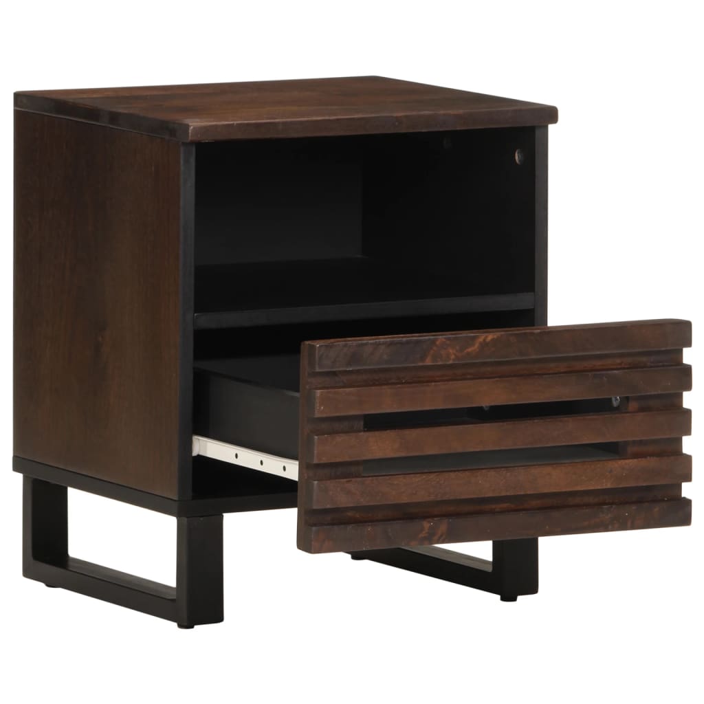 Bedside tables 2 pcs. 40x34x46 cm solid mango wood