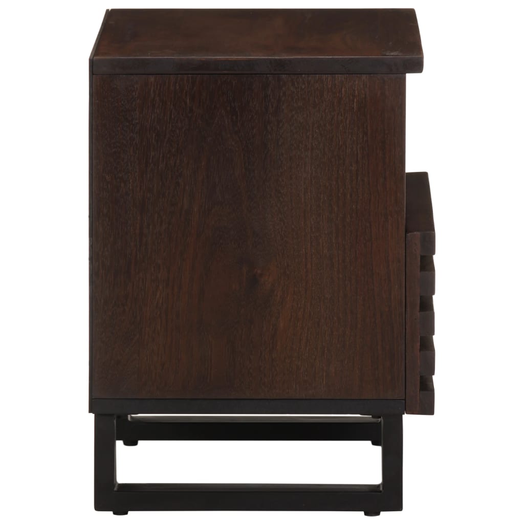 Bedside tables 2 pcs. 40x34x46 cm solid mango wood