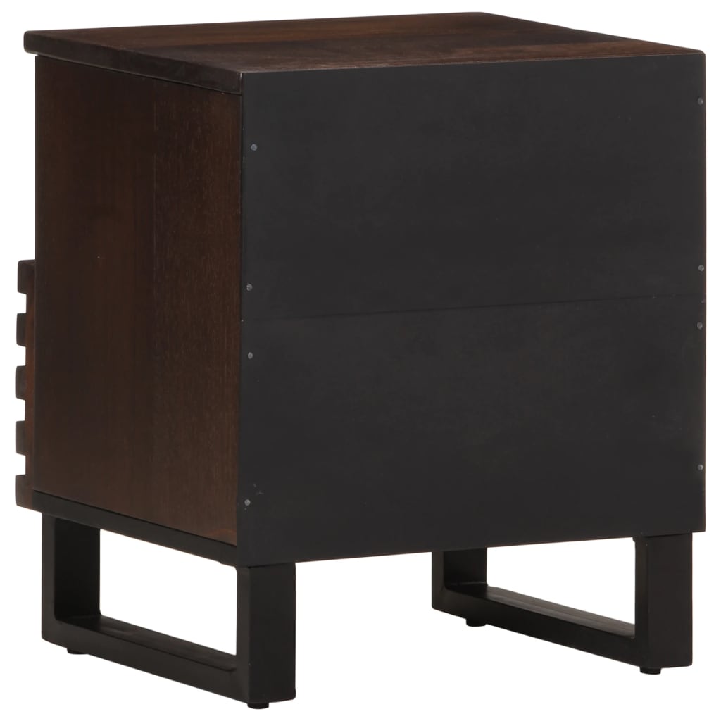 Bedside tables 2 pcs. 40x34x46 cm solid mango wood