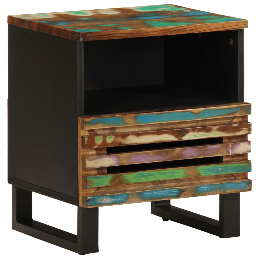 Bedside tables 2 pcs. 40x34x46 cm solid reclaimed wood