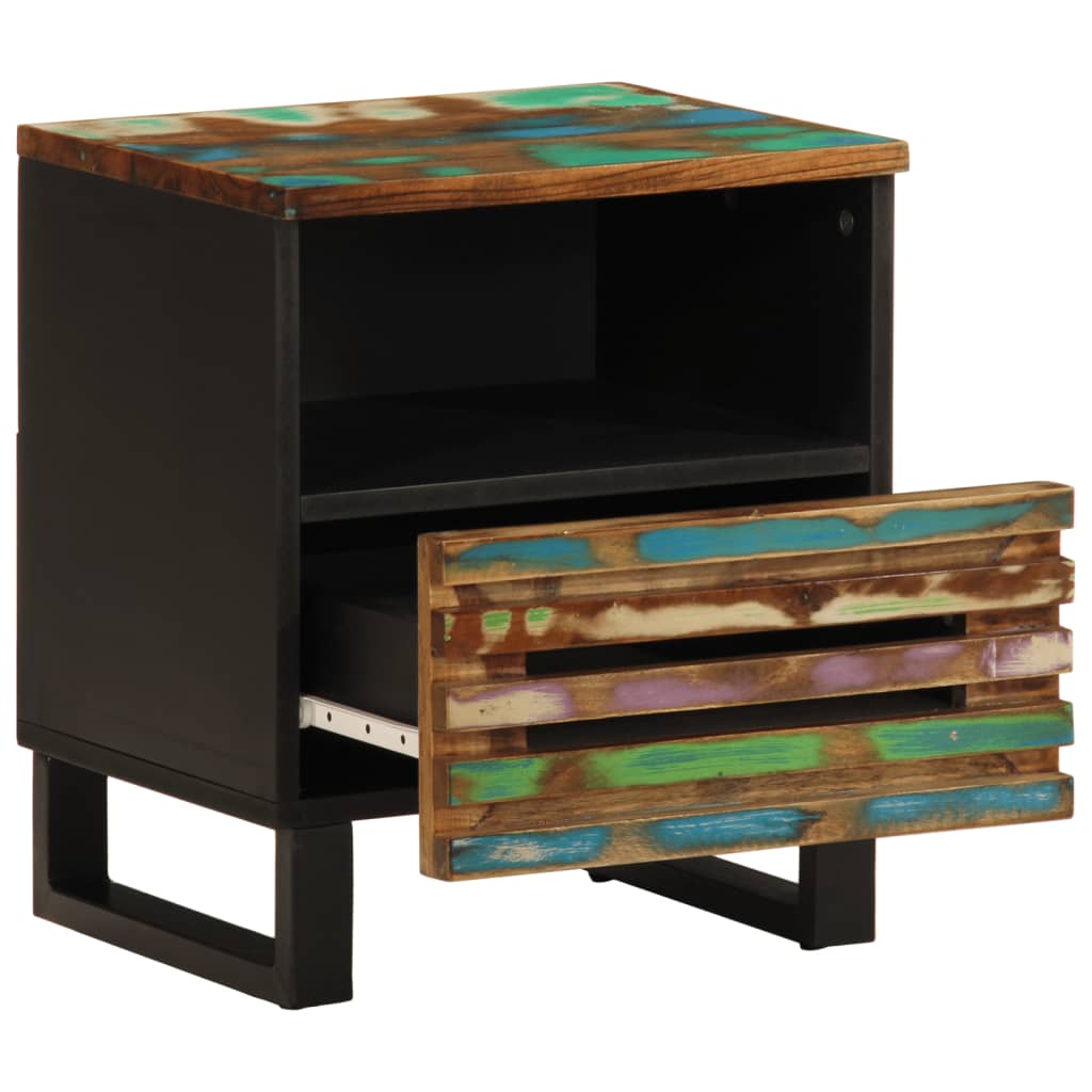 Bedside tables 2 pcs. 40x34x46 cm solid reclaimed wood