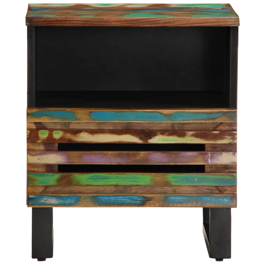 Bedside tables 2 pcs. 40x34x46 cm solid reclaimed wood