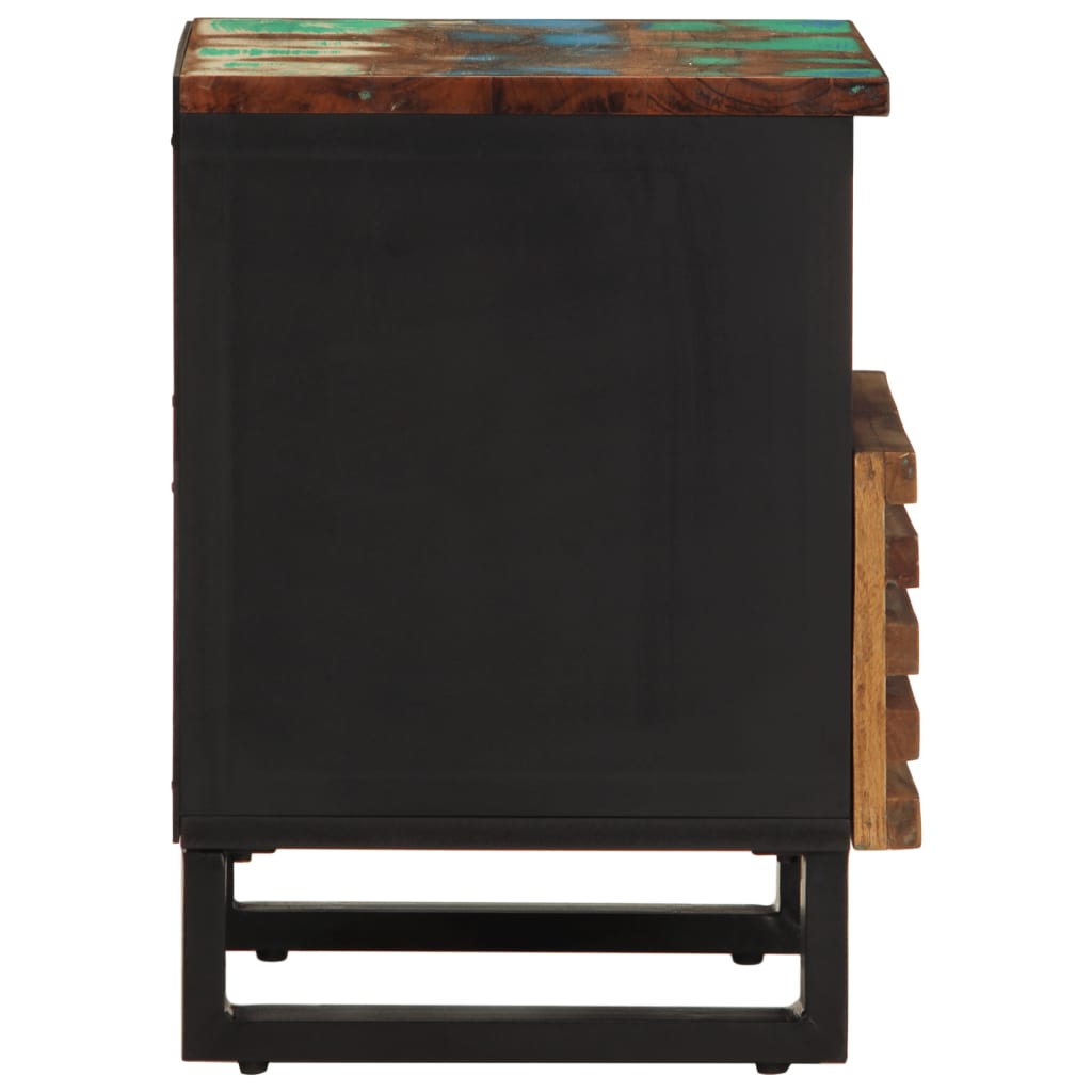Bedside tables 2 pcs. 40x34x46 cm solid reclaimed wood