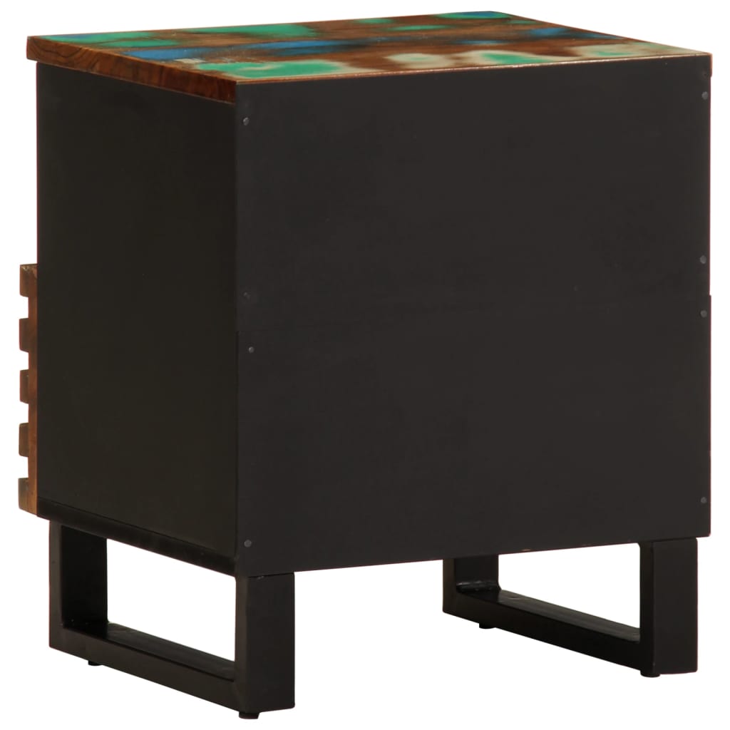 Bedside tables 2 pcs. 40x34x46 cm solid reclaimed wood