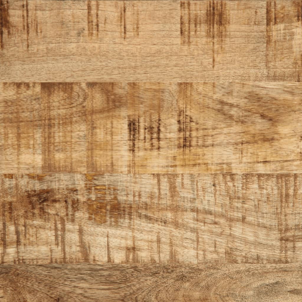 Bathroom Wall Cabinet 38x34x48 cm Solid Rough Mango Wood