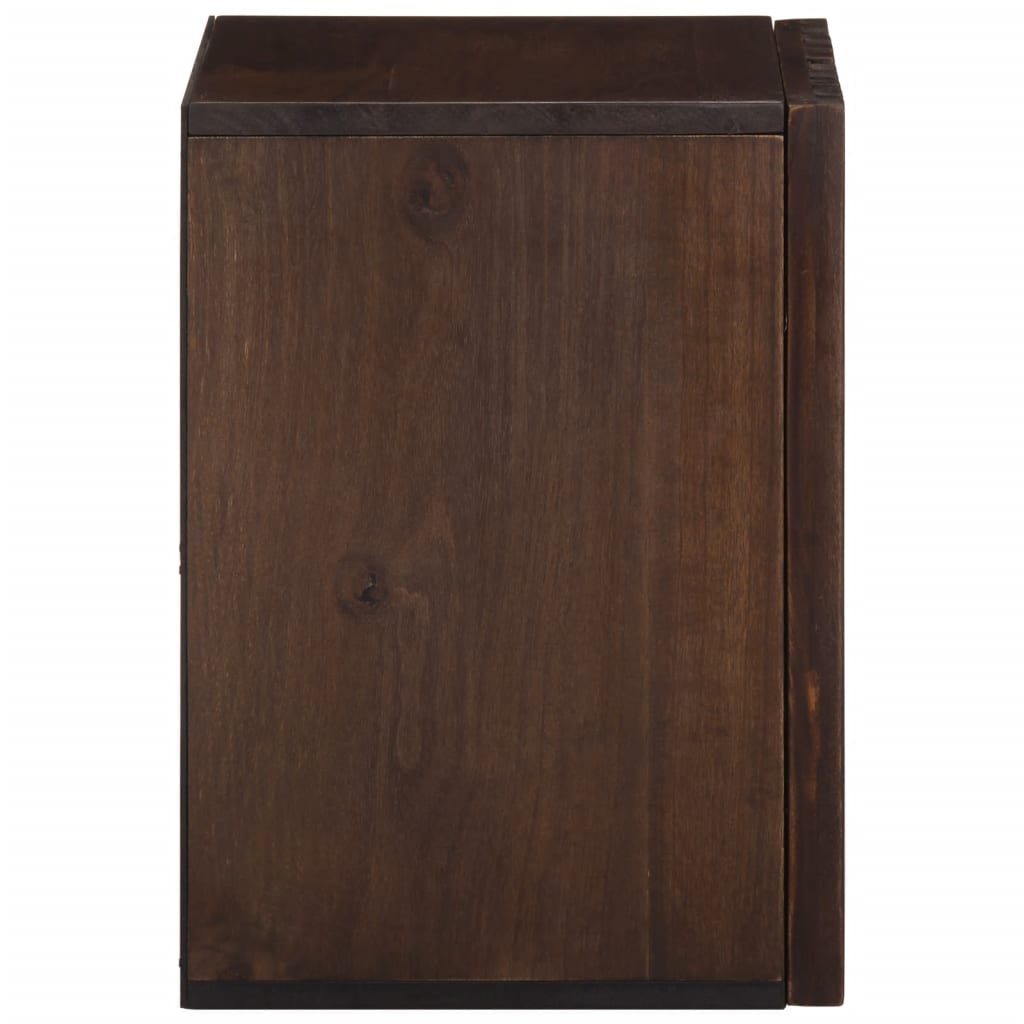 Bathroom Wall Cabinet 38x34x48 cm Brown Solid Mango Wood