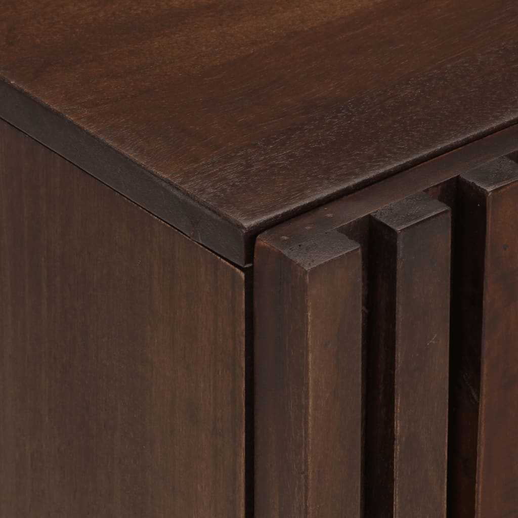 Bathroom Wall Cabinet 38x34x48 cm Brown Solid Mango Wood