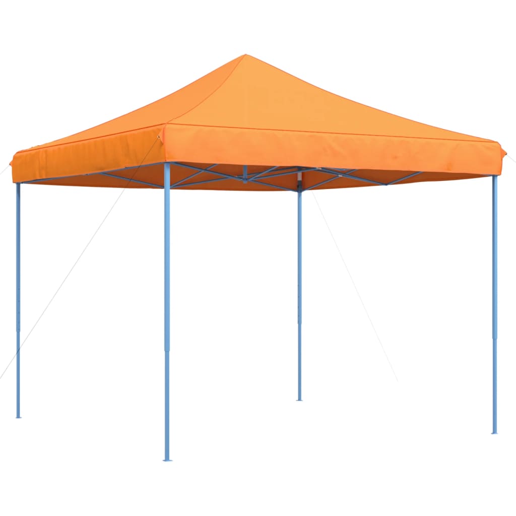 Tente de réception pliable pop-up orange 292x292x315 cm