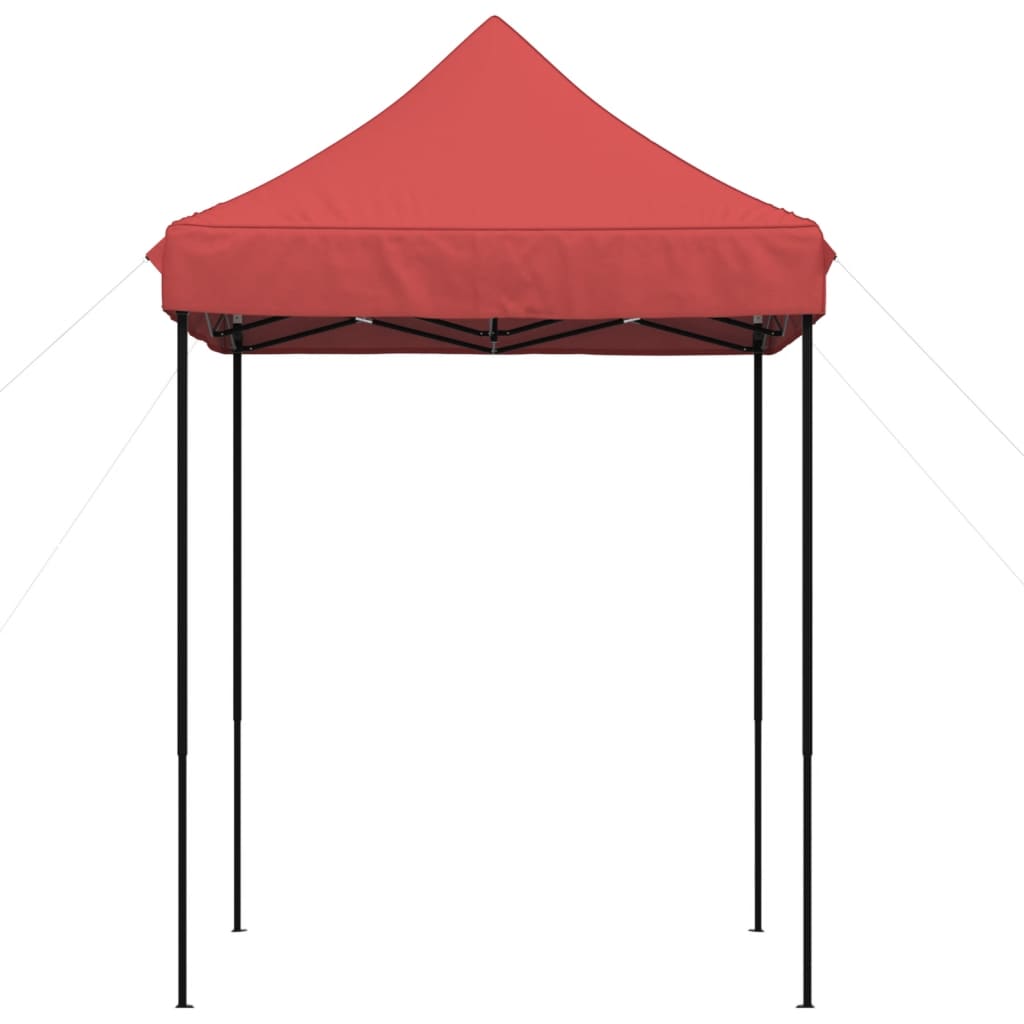 Tente de fête pliable pop-up rouge bordeaux 200x200x306 cm