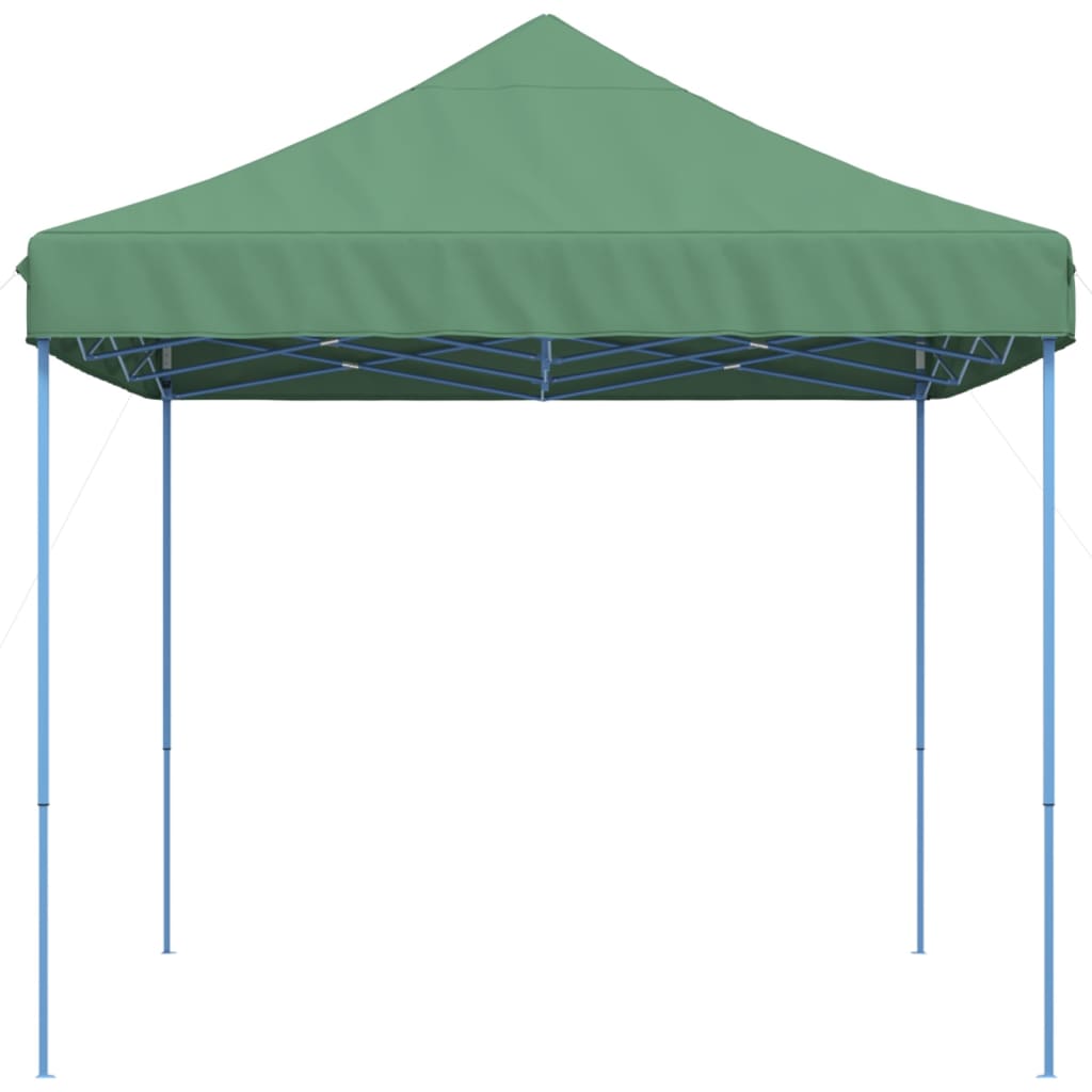 Tente de fête pliable pop-up verte 410x279x315 cm