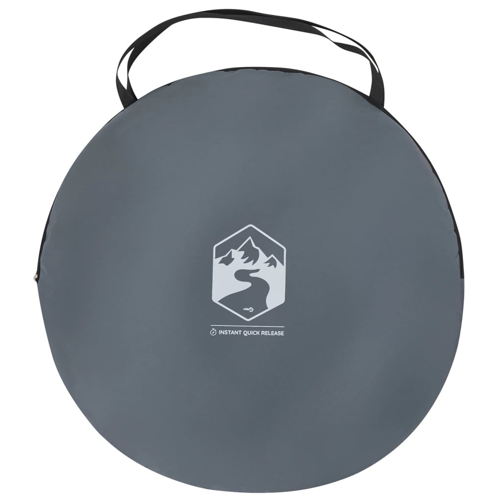Privacy Tent Grey and Orange Pop-Up Waterproof