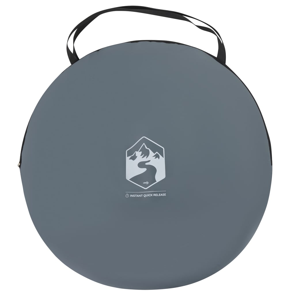 Privacy Tent Grey and Orange Pop-Up Waterproof