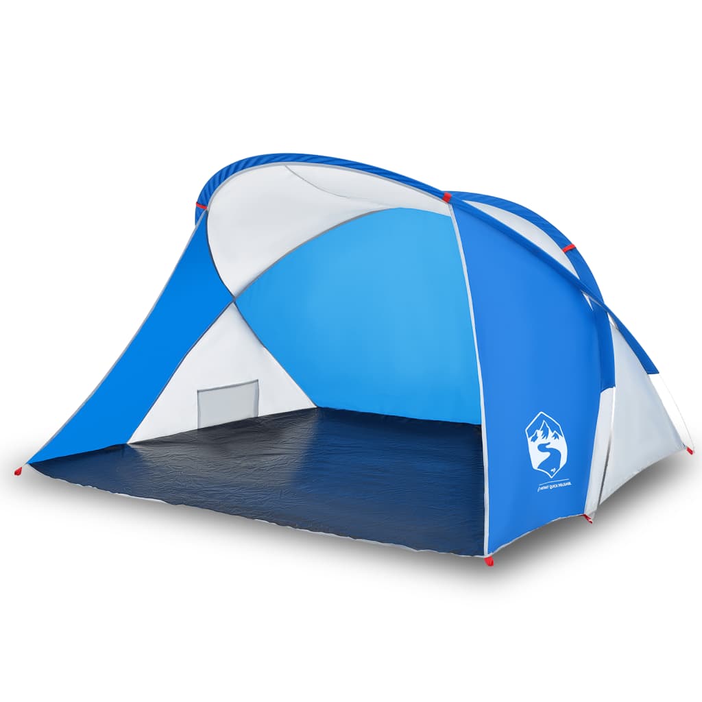 Beach Tent 2 Persons Azure Blue Pop-Up Waterproof