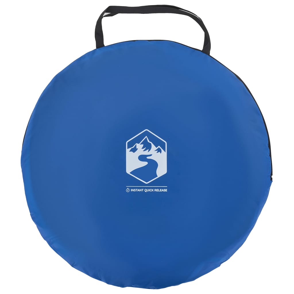 Beach Tent 2 Persons Azure Blue Pop-Up Waterproof