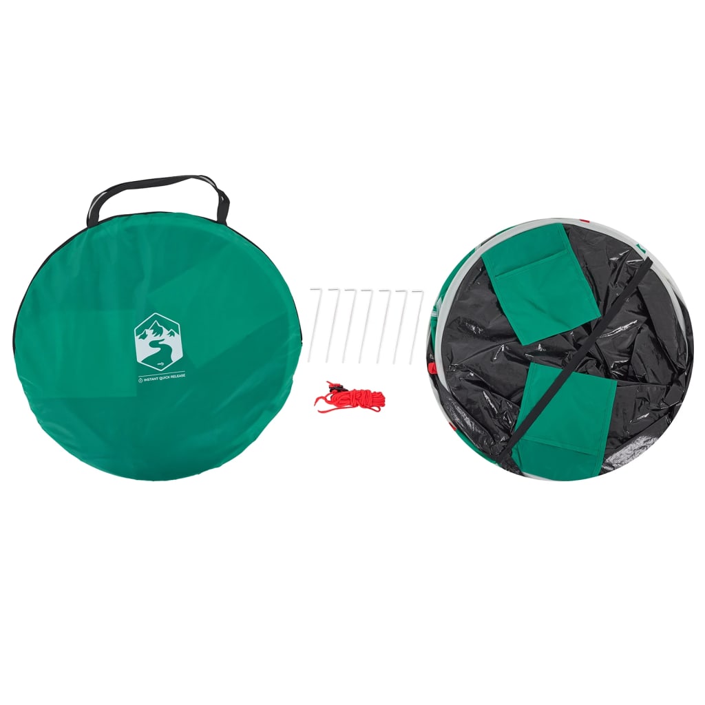 Beach Tent 2 Persons Sea Green Pop-Up Waterproof
