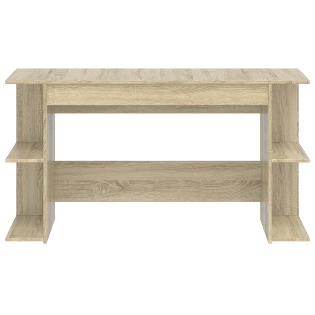 Desk Sonoma Oak 140x50x75 cm Wood Material