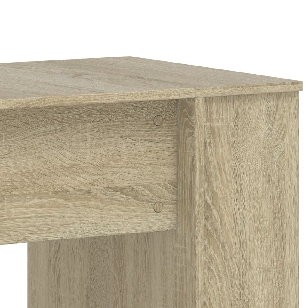 Desk Sonoma Oak 140x50x75 cm Wood Material