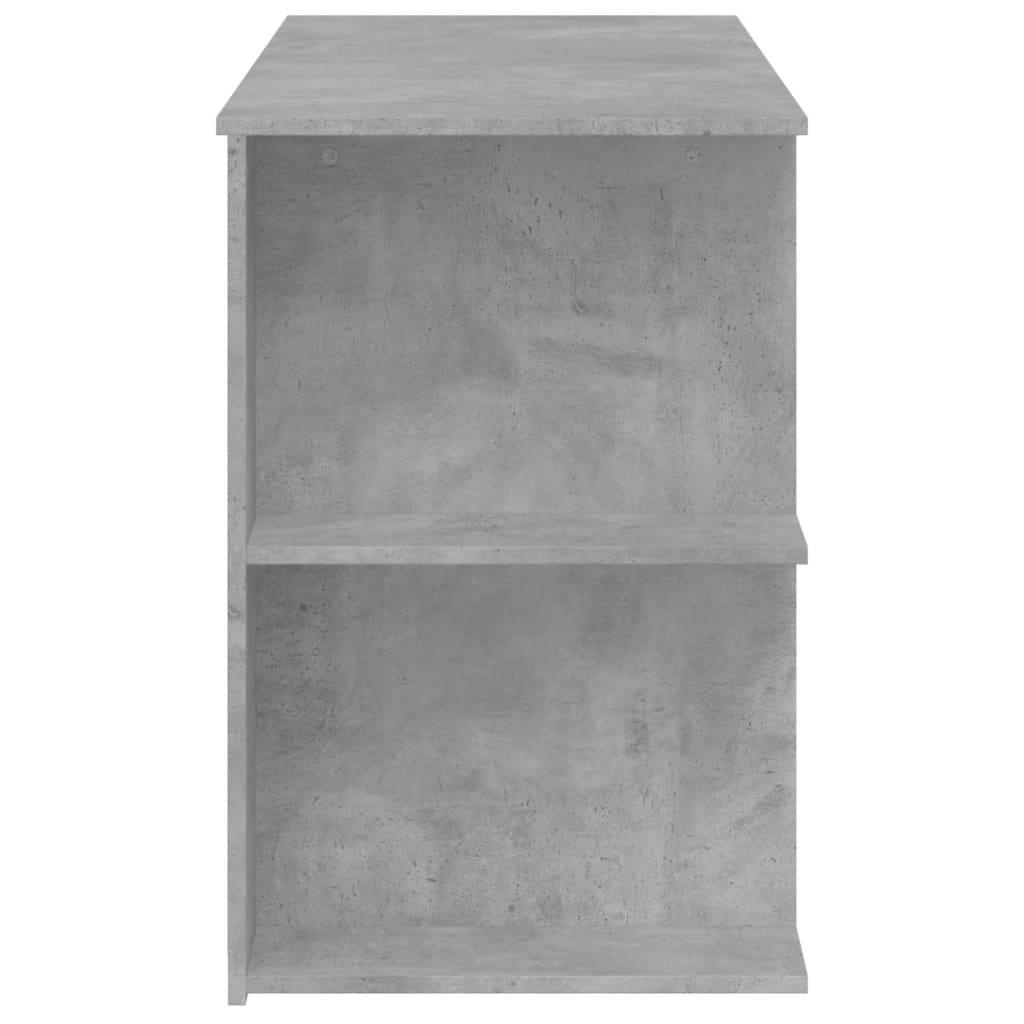 Desk Concrete Grey 140x50x75 cm Wood Material