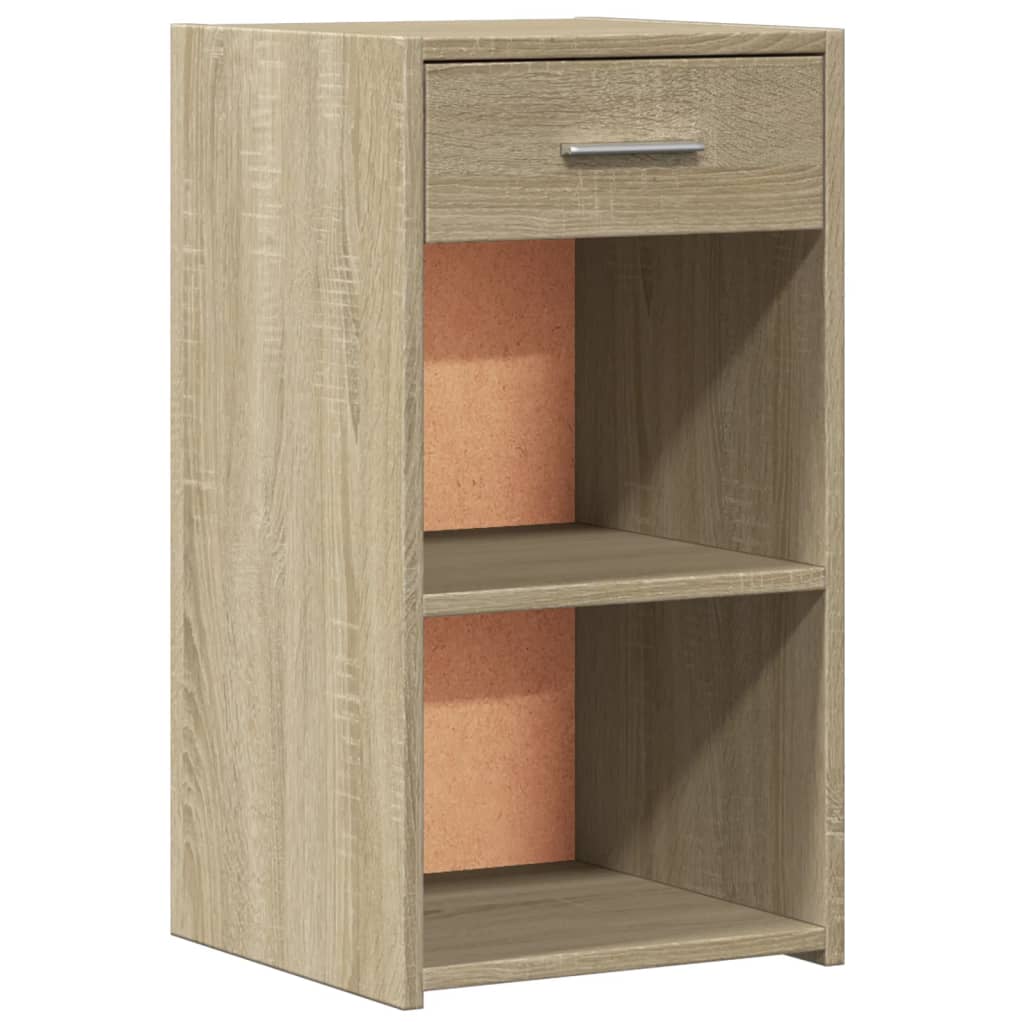 Tables de chevet 2 pcs. Chêne Sonoma 35x34x65 cm matériau bois