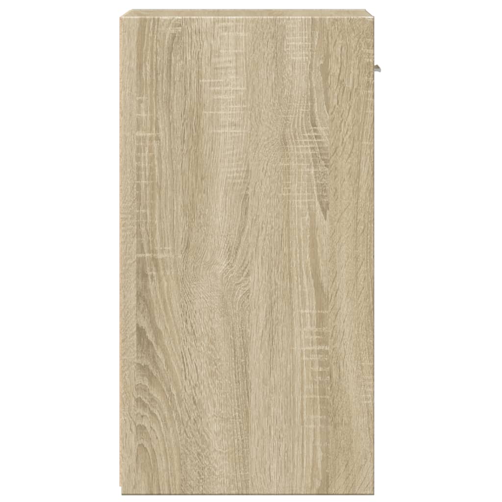 Tables de chevet 2 pcs. Chêne Sonoma 35x34x65 cm matériau bois