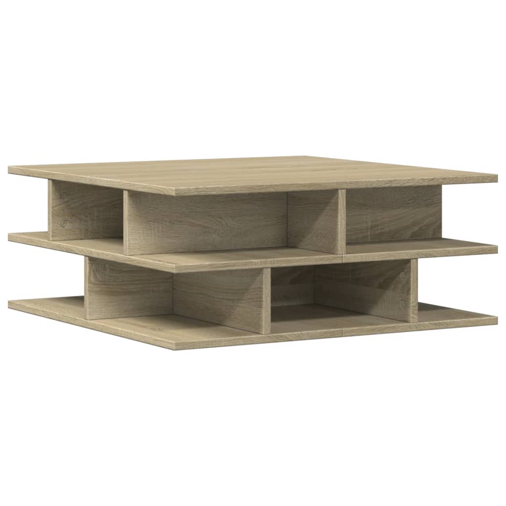 Coffee table Sonoma oak 70x70x29 cm wood material