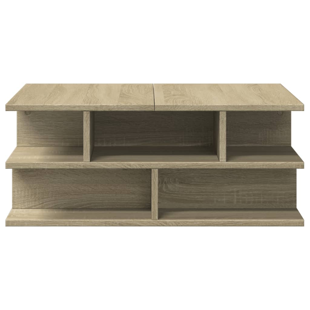 Coffee table Sonoma oak 70x70x29 cm wood material