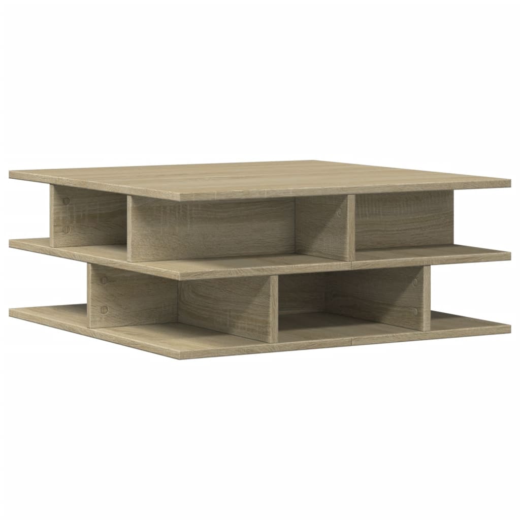Coffee table Sonoma oak 70x70x29 cm wood material