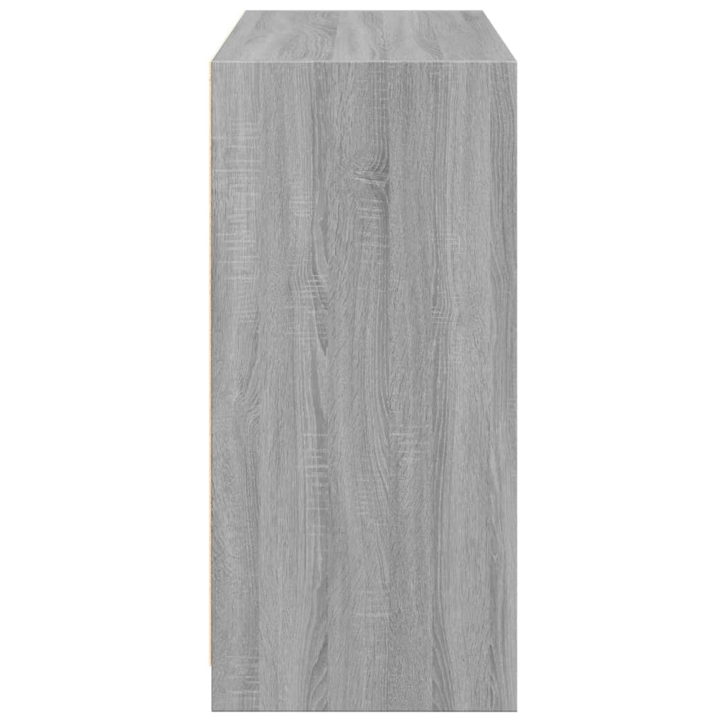 Armoire Sonoma grise 77x48x102 cm matériau bois