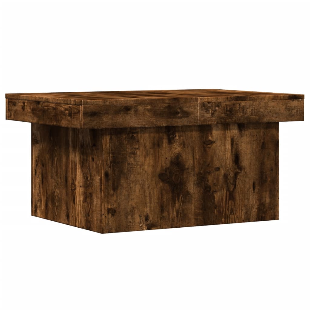 Coffee table smoked oak 100x55x40 cm wood material