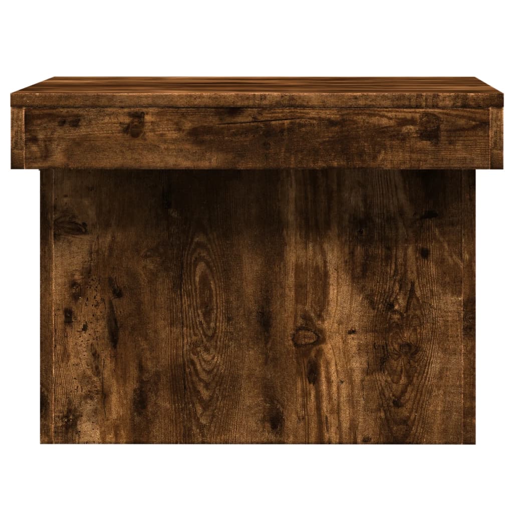 Coffee table smoked oak 100x55x40 cm wood material