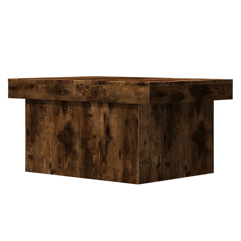 Coffee table smoked oak 100x55x40 cm wood material