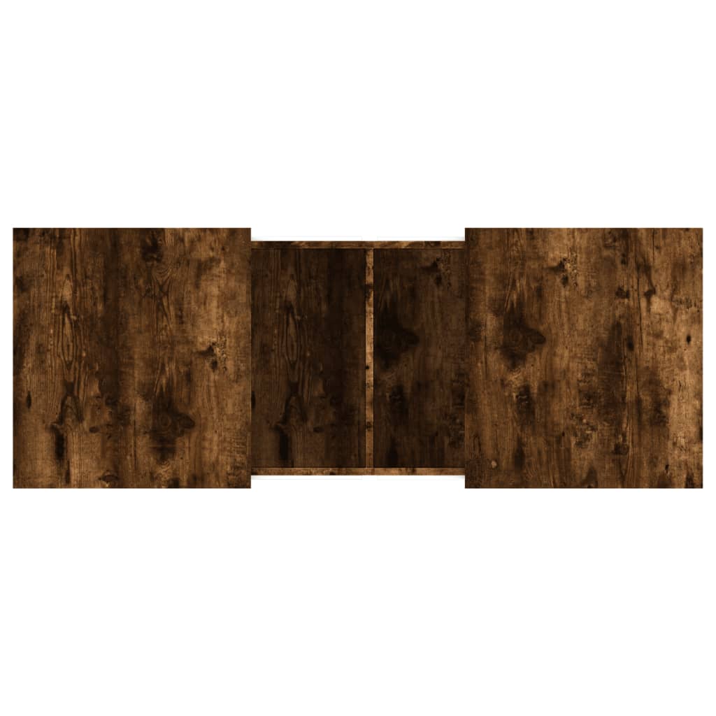 Coffee table smoked oak 100x55x40 cm wood material