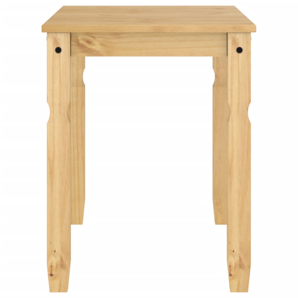 Table à manger Corona 112x60x75 cm en bois de pin massif