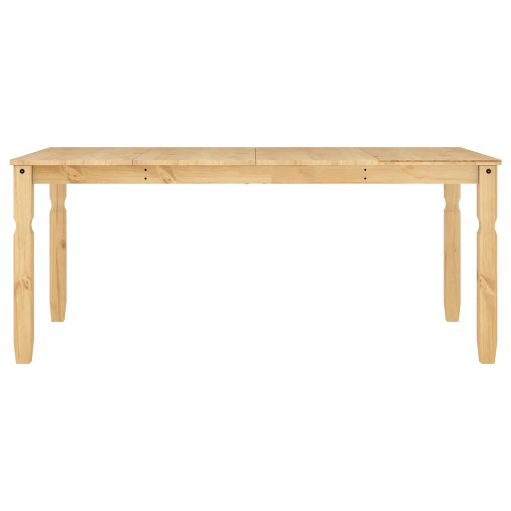 Table à manger Corona 180x90x75 cm en bois de pin massif