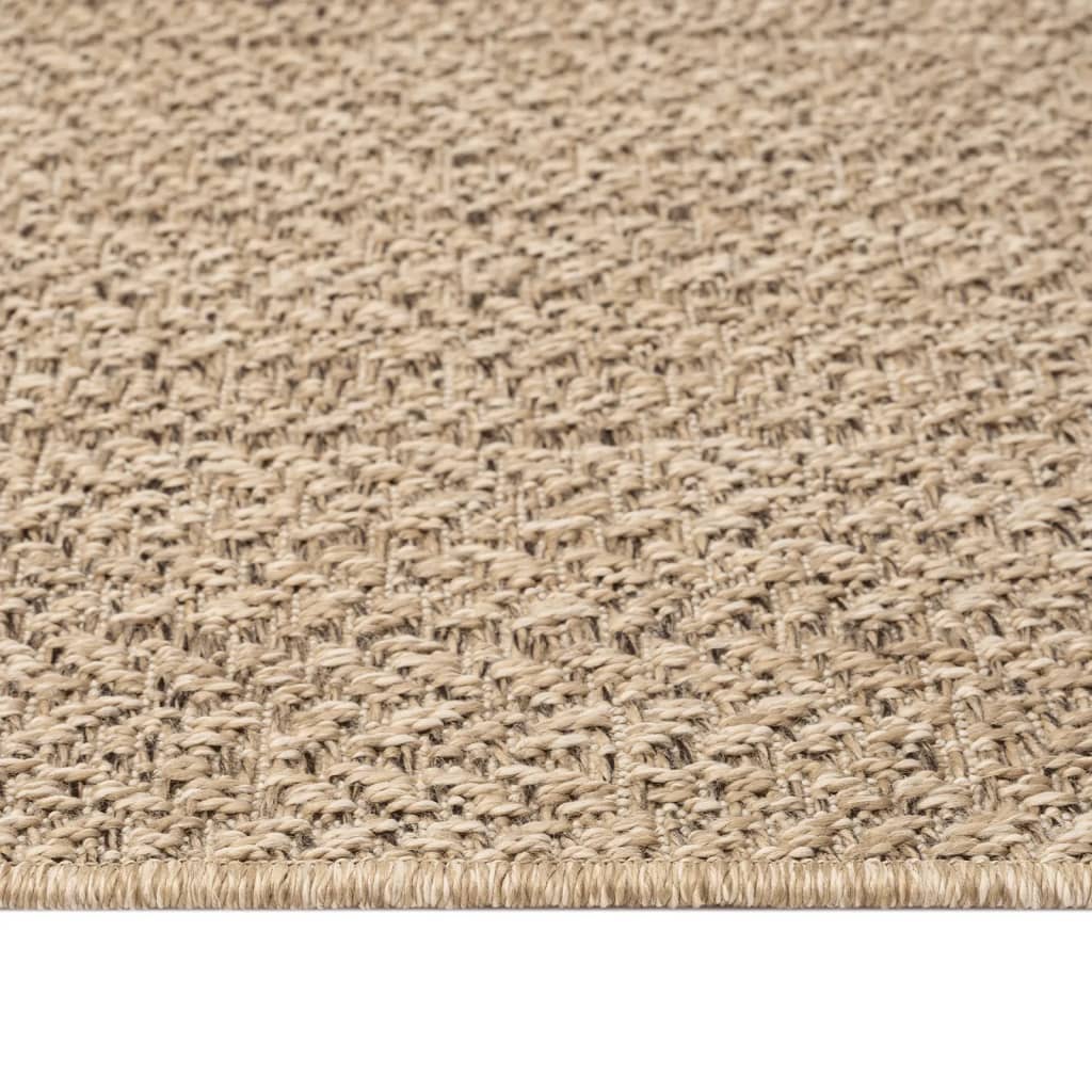 Tapis ZIZUR 80x200 cm aspect jute intérieur et extérieur