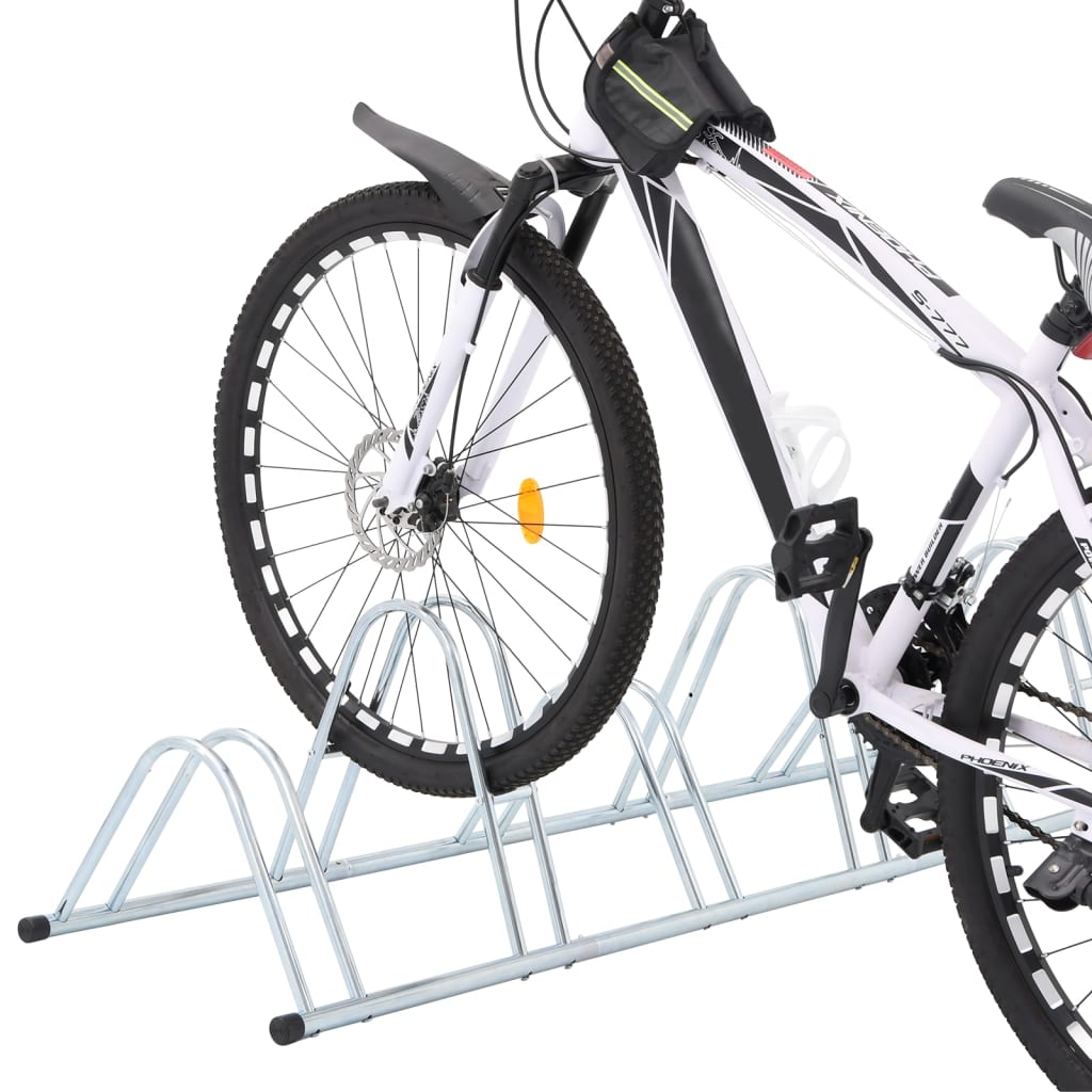 Support à vélo pour 6 vélos Autoportant Acier galvanisé