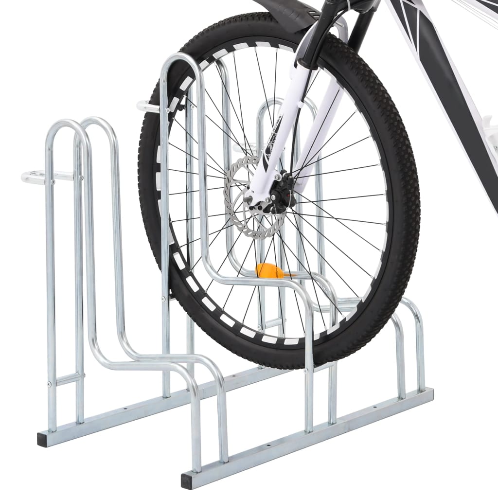 Support à vélo pour 3 vélos Autoportant Acier galvanisé