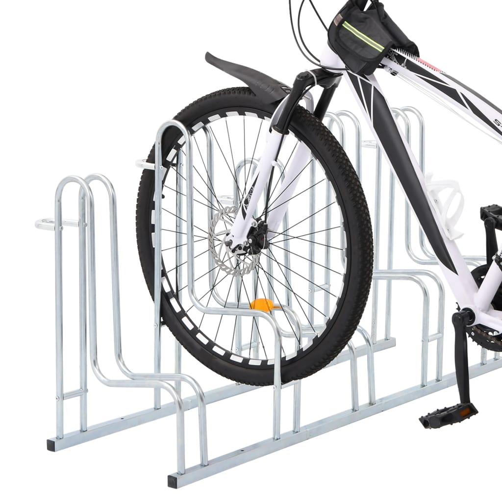 Support à vélo pour 5 vélos Autoportant Acier galvanisé