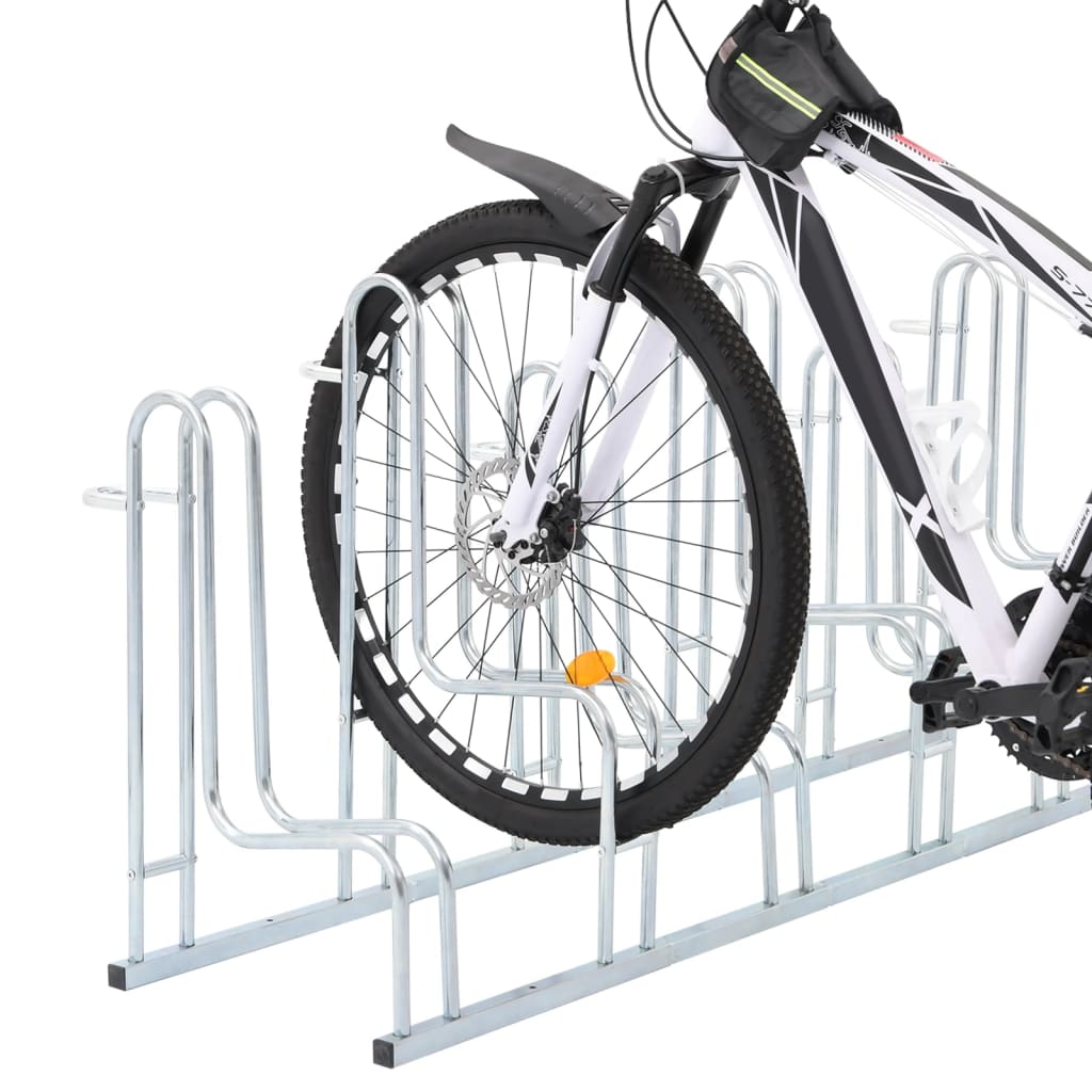 Support à vélo pour 6 vélos Autoportant Acier galvanisé